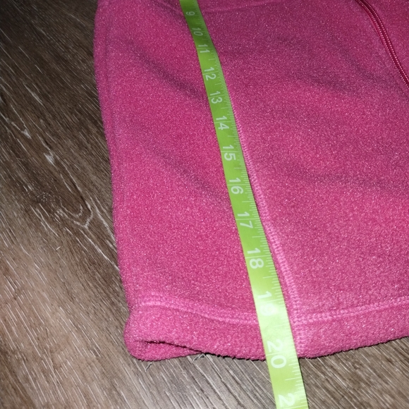 โขL.L. Bean Child Vest Bright Pink Fleece Full Zip Sleeveless Jackets No Size Tag - Picture 16 of 16